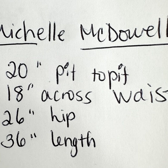 Michelle McDowell Gauze Babydoll Dress Pink White Geometric Print Crochet Lace - Picture 9 of 11